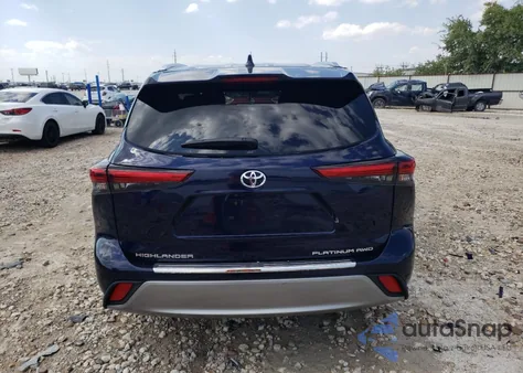 2021 Toyota Highlander Platinum из США, поврежденный, VIN 5TDFZRBH8MS110417